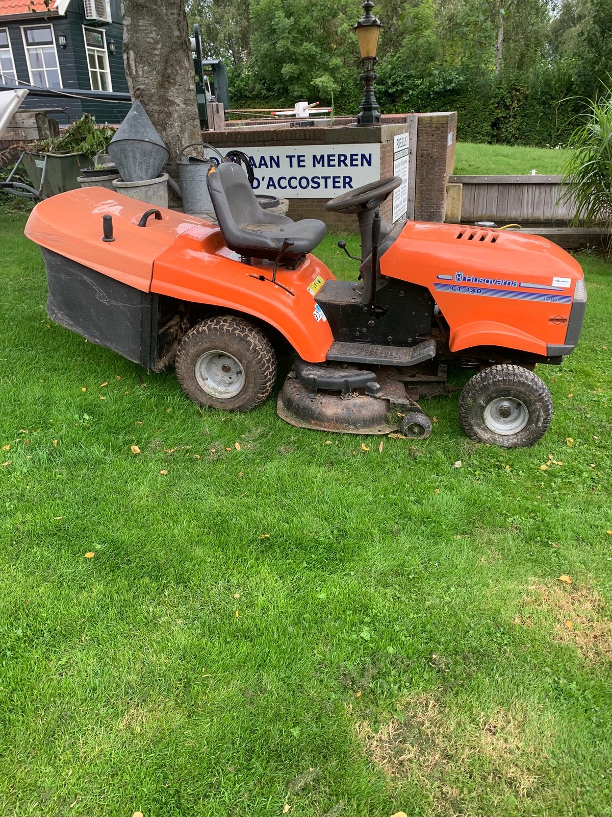 Husqvarna CT 130/ Opknapper/ Zitmaaier, Ophalen, Gebruikt, Opvangbak, 90 tot 120 cm