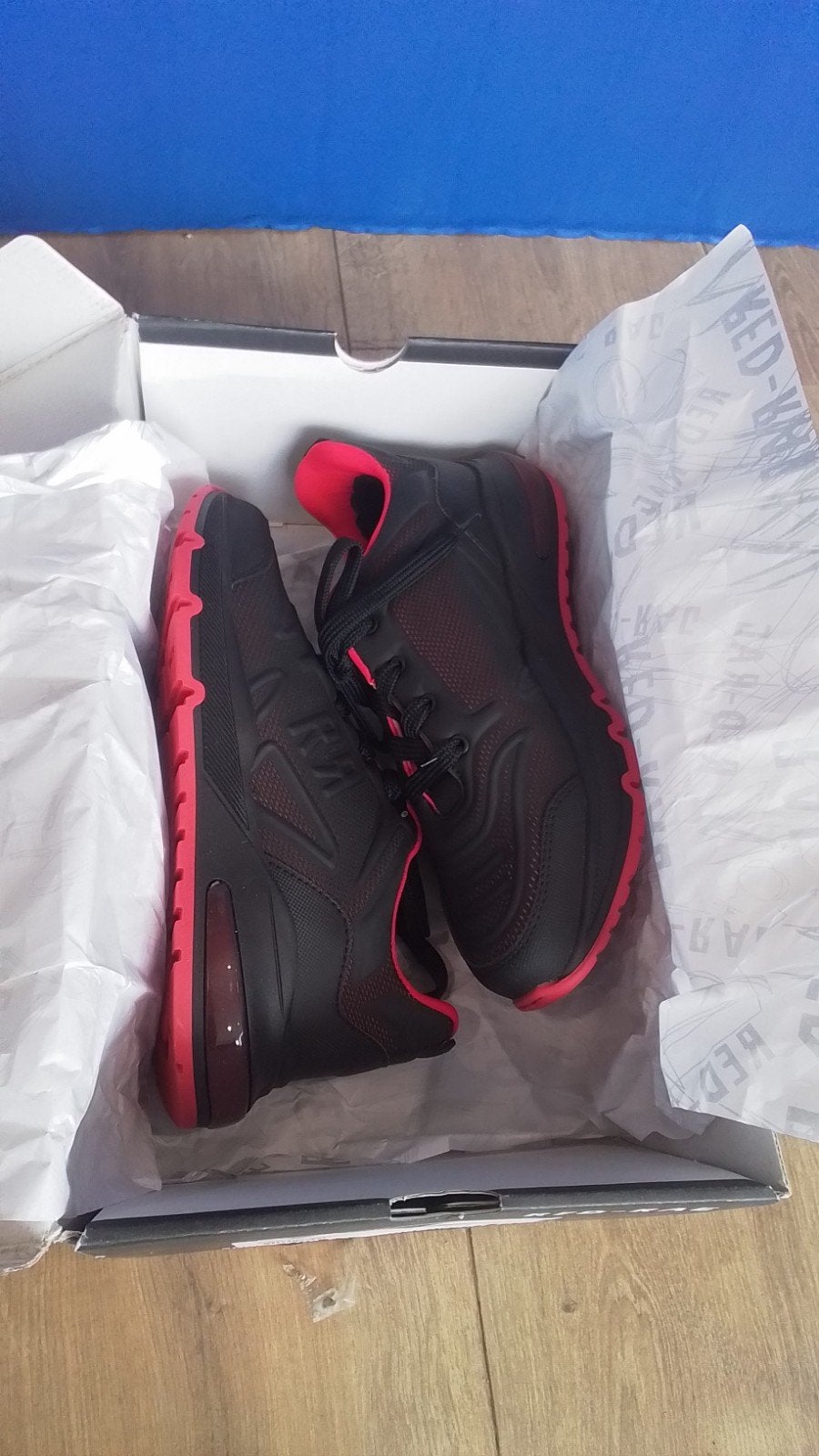 RED-RAG sneakers zwart met rode zool - Maat 36, Ophalen, RED-RAG, Zwart, Onbekend