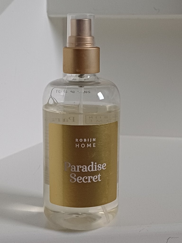 ROBIJN HOME PARADISE SECRET HUISPARFUM 250 ML(BEETJE ERUIT), Ophalen of Verzenden