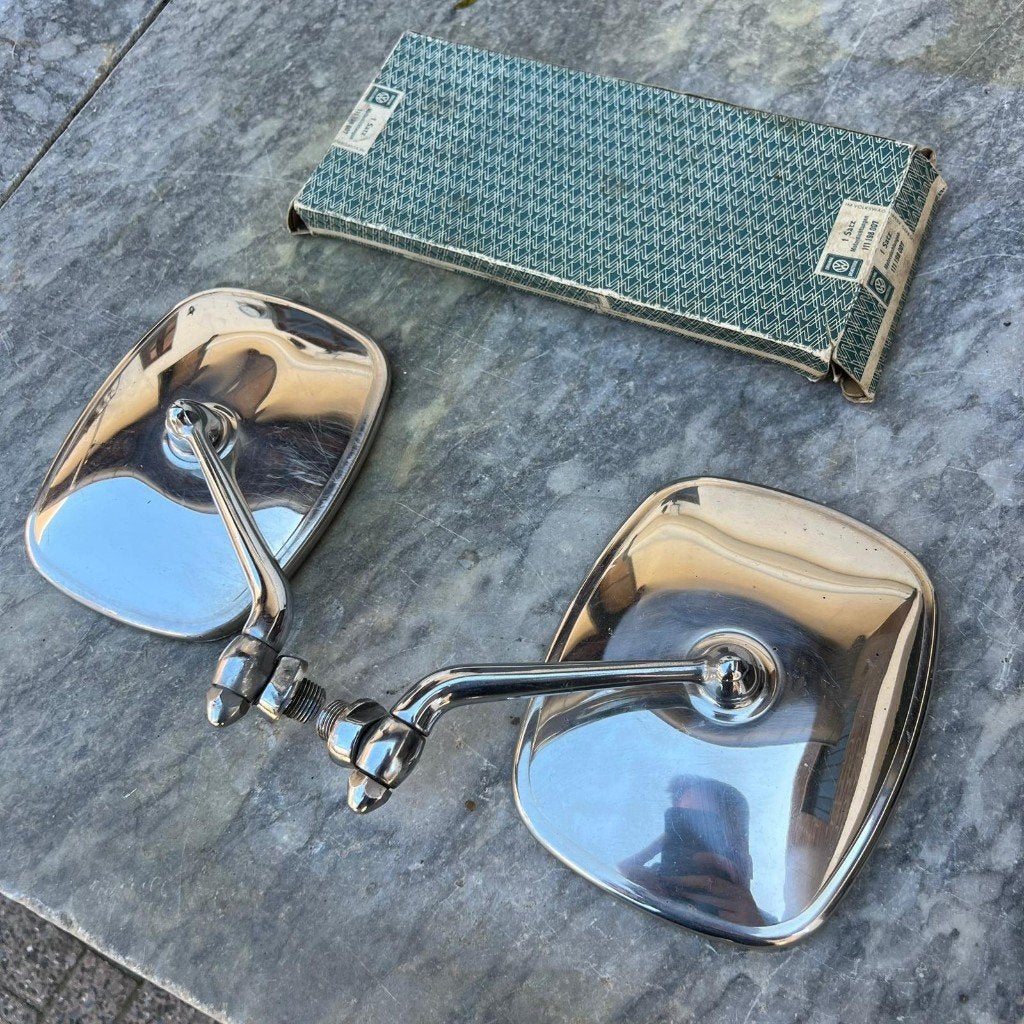 VW spiegelset voor Bay Window bus, origineel 68-79, Ophalen of Verzenden, Zo goed als nieuw