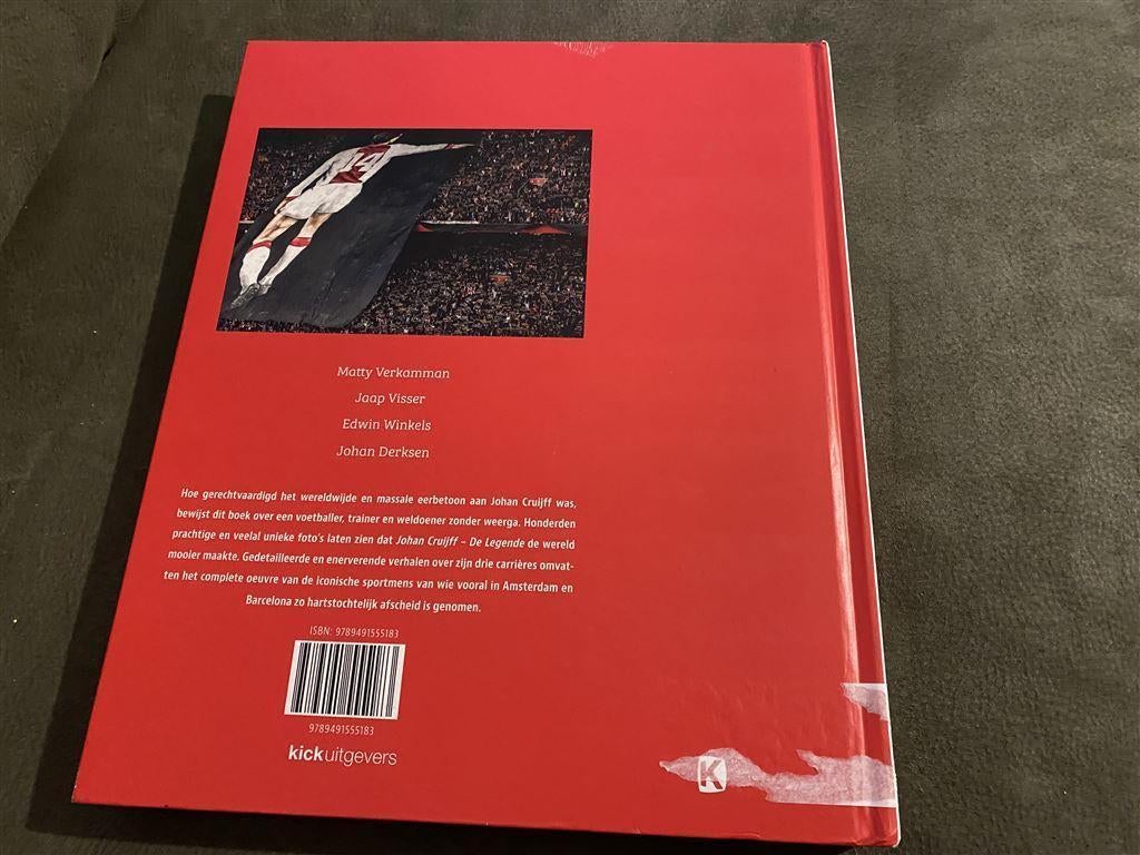 Johan Cruijff de legende 1947-2016 kick uitgevers [1035], Verzenden, Zo goed als nieuw, Watersport en Hengelsport