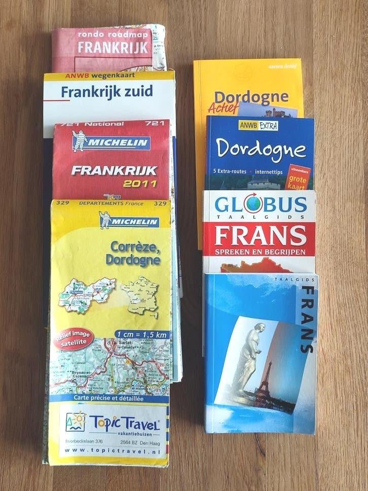 Reisgidsen en kaarten Frankrijk (Dordogne, Zuid-Frankrijk), Gelezen, Europa, Ophalen of Verzenden, Reisgids of -boek