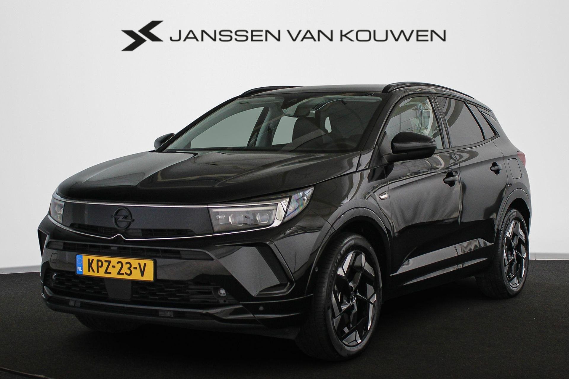 Opel Grandland 1.6 Turbo Plug-In Hybrid 4x4 GSe Stoelventila, Auto's, 4 cilinders, 1776 kg, Zwart, Bedrijf