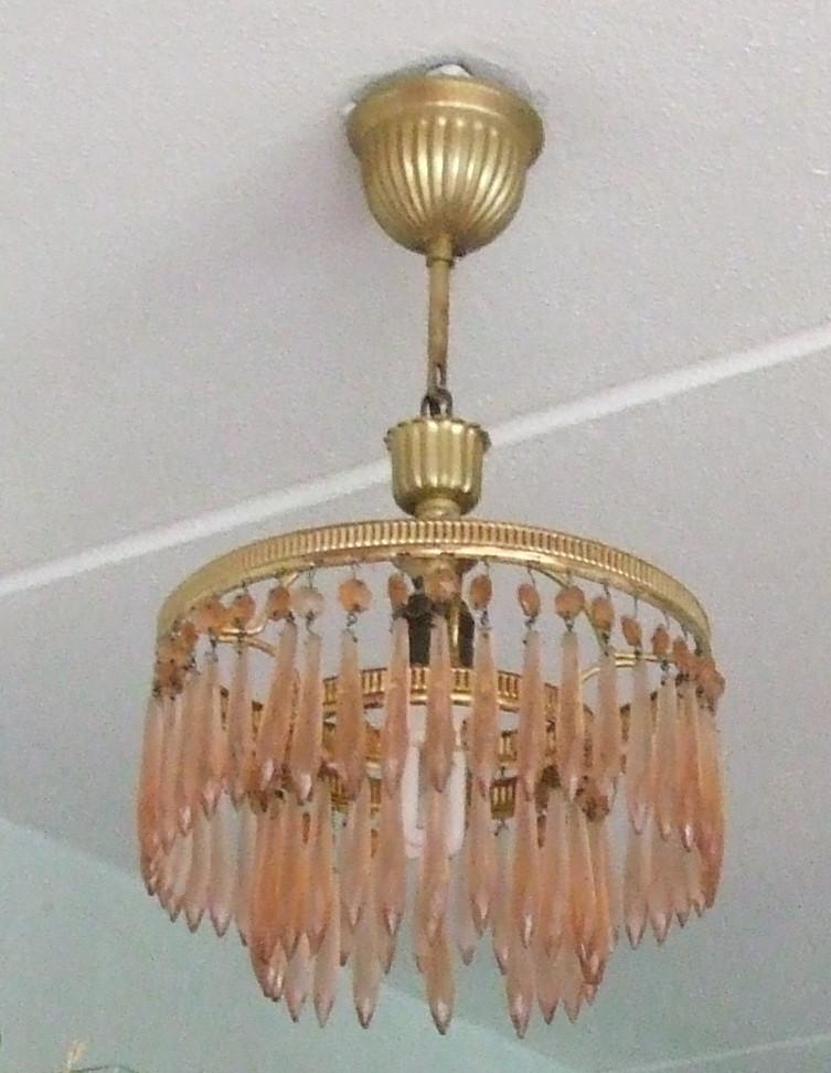 Lamp Oranje Vintage, Ophalen of Verzenden, Gebruikt