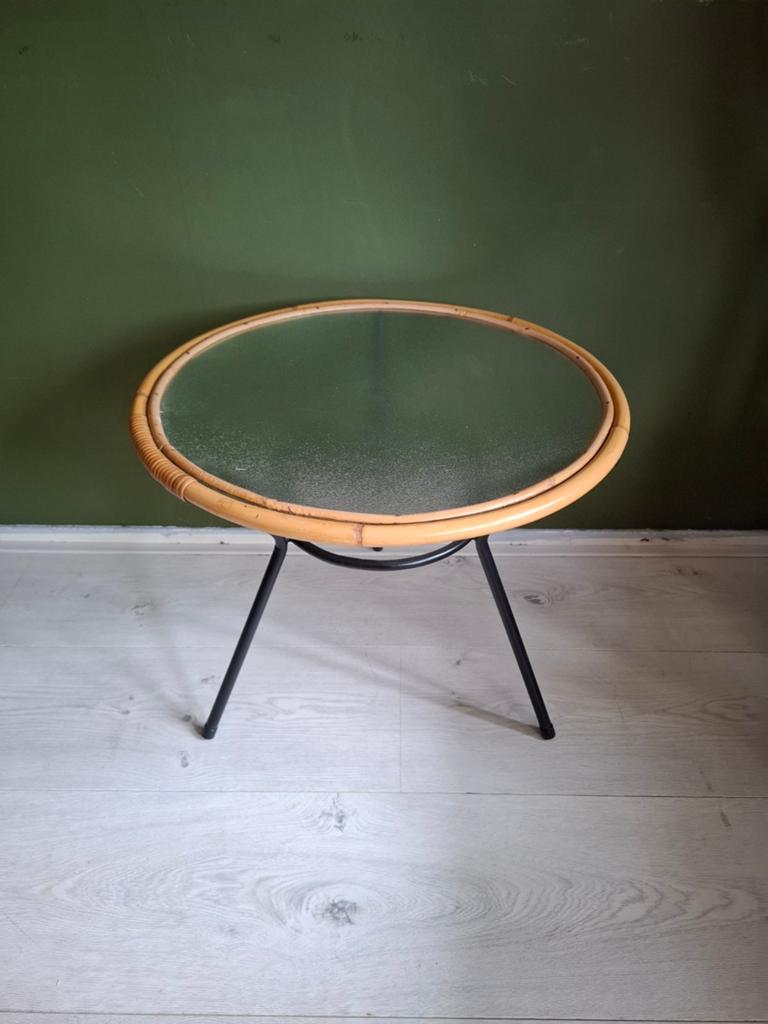 Vintage Salontafel Van Rohe Noordwolde Dirk Van Sliedregt, 45 tot 60 cm, Overige materialen, Minder dan 55 cm, Gebruikt