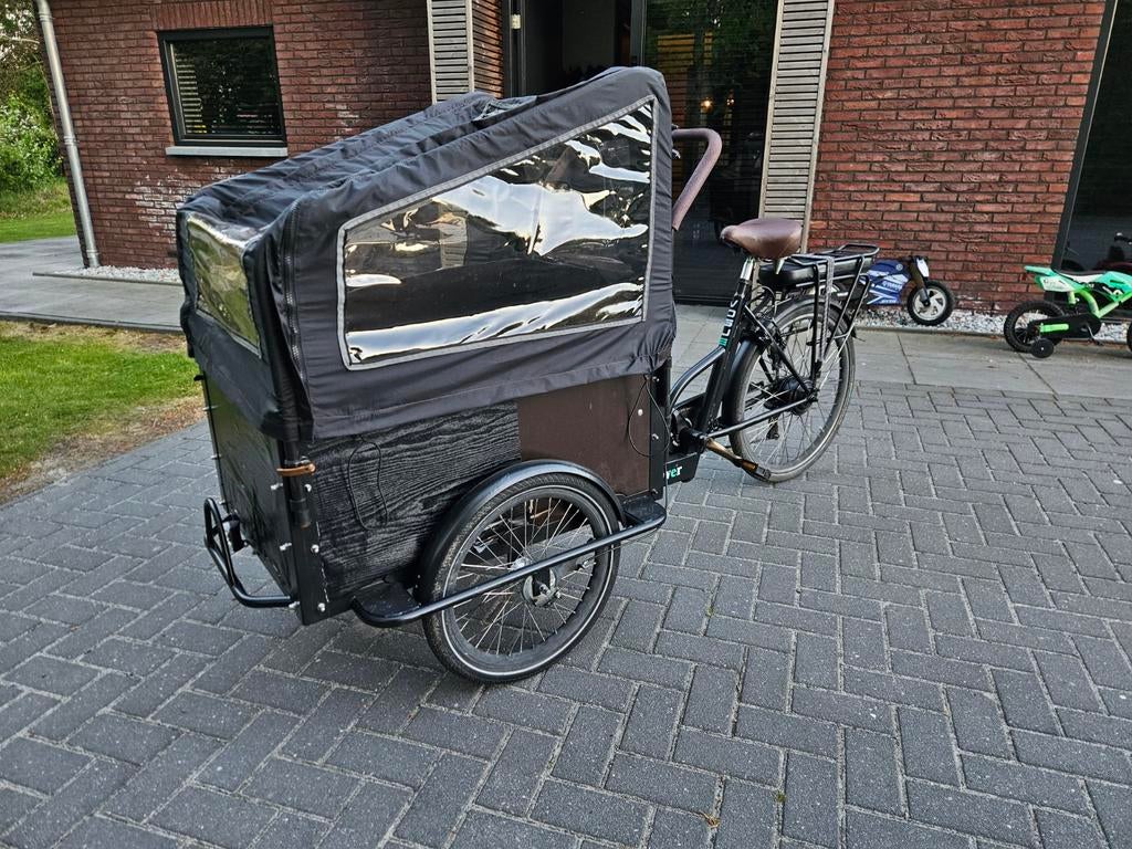 Vogue elektrische bakfiets, slechts 1500 km!, Ophalen, Zo goed als nieuw, Overige merken, Huif