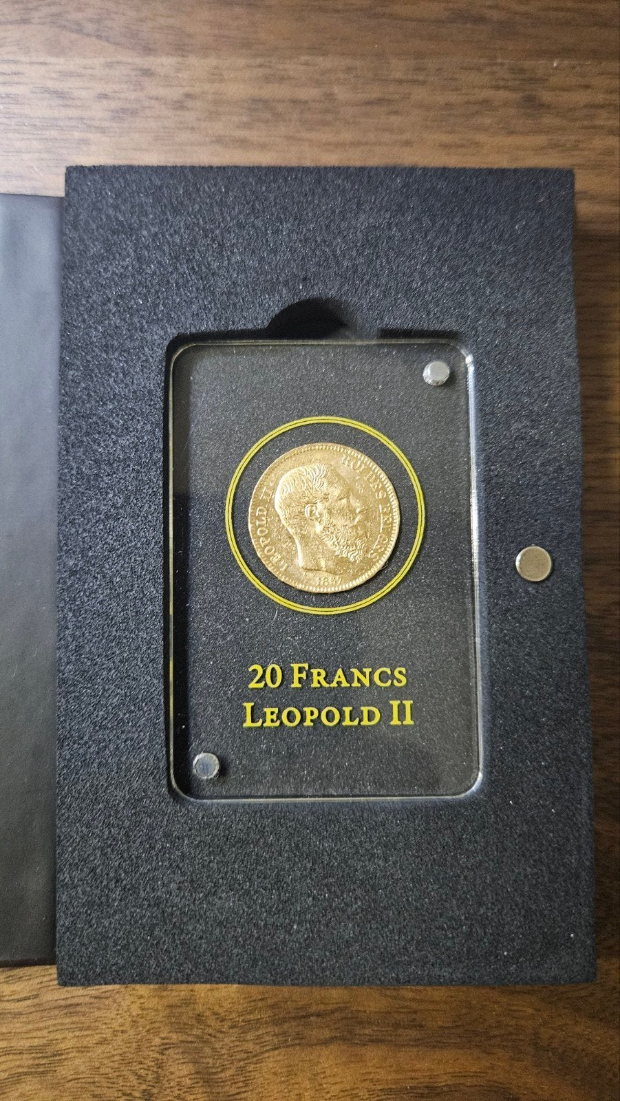 gouden 20 francs 1867 leopold 2, Ophalen of Verzenden, Vóór koninkrijk, Overige waardes, Goud