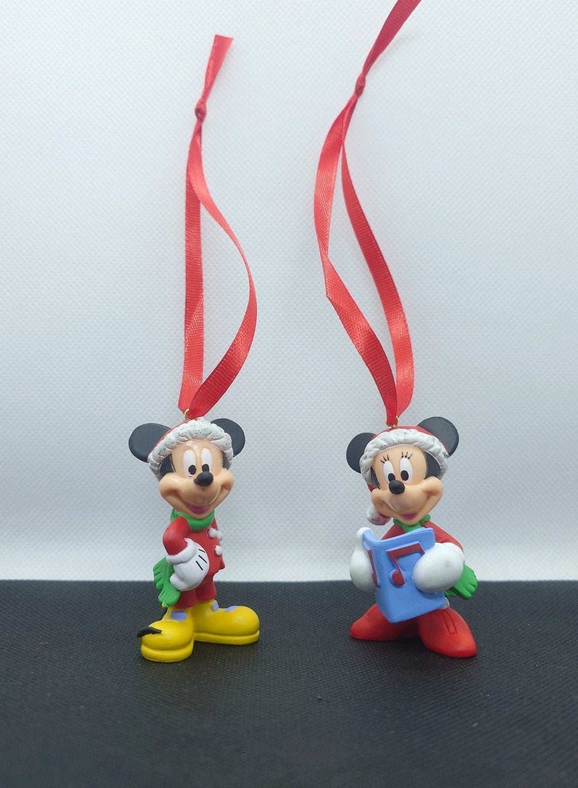 Disney Mickey en Minnie Mouse set kerst ornamenten ornament, Ophalen of Verzenden, Mickey Mouse, Nieuw