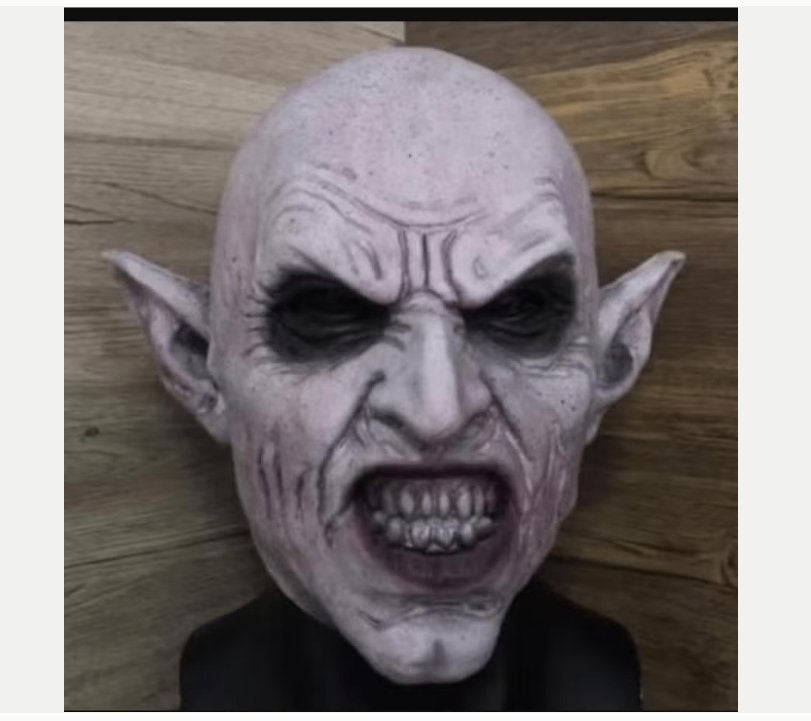 Horror full face latex masker Nosferatu, Ophalen of Verzenden, Nieuw, Halloween of Griezel