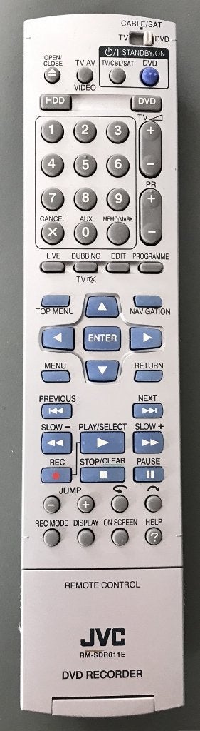 JVC afstandsbediening RM-SDR011E {3948}, Ophalen of Verzenden, Gebruikt