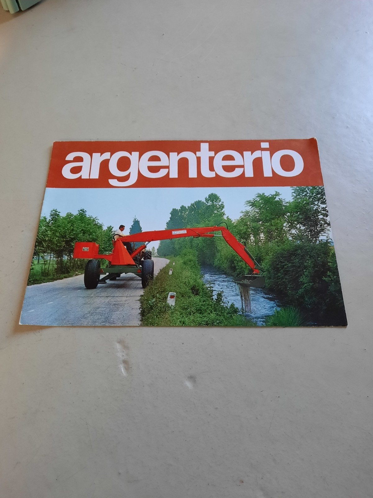 Argenterio getrokken kraan folder, Ophalen of Verzenden, Zo goed als nieuw, Folder