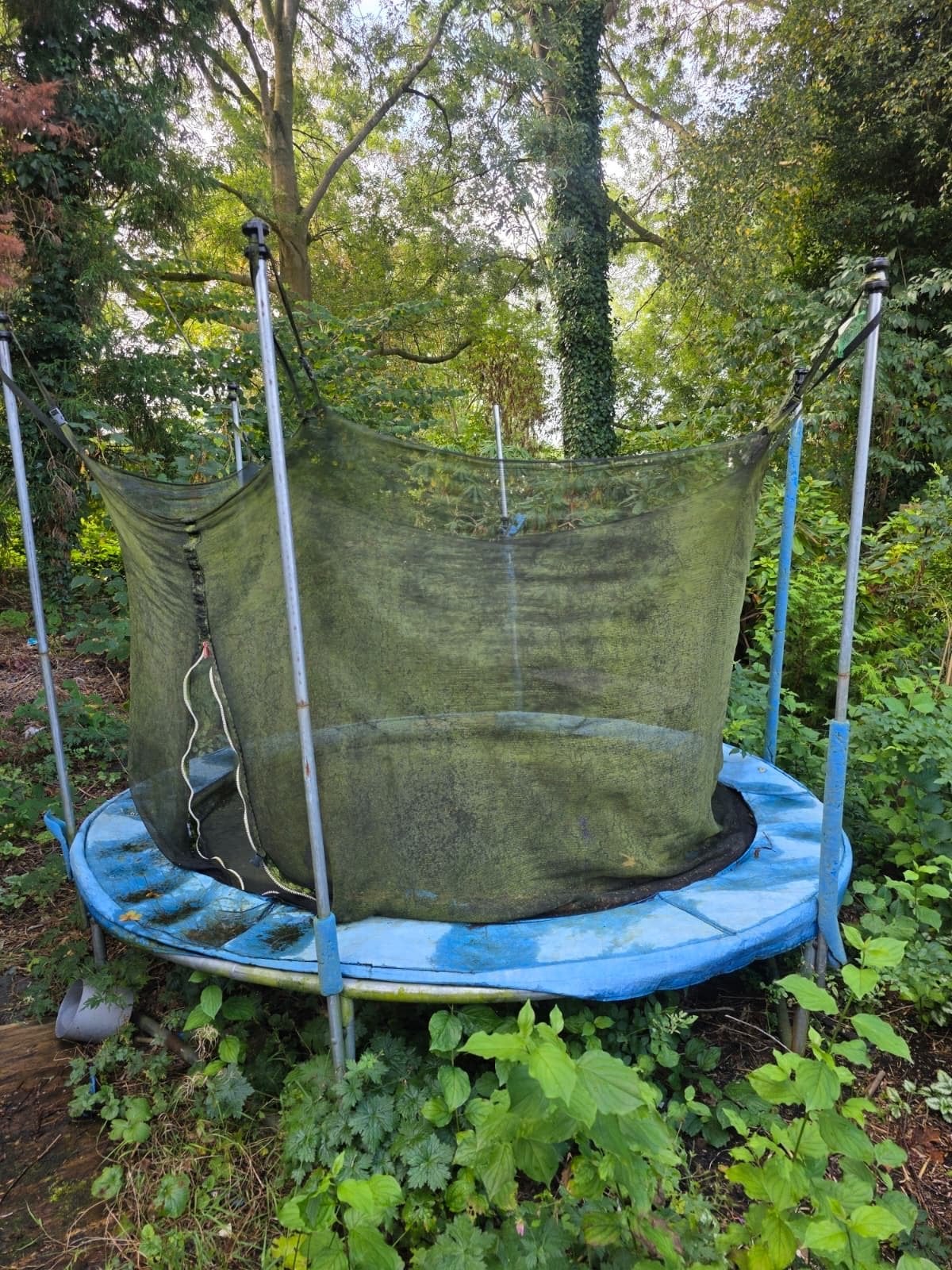 Gebruikte trampoline met vangnet, Kinderen en Baby's, Ophalen, Gebruikt