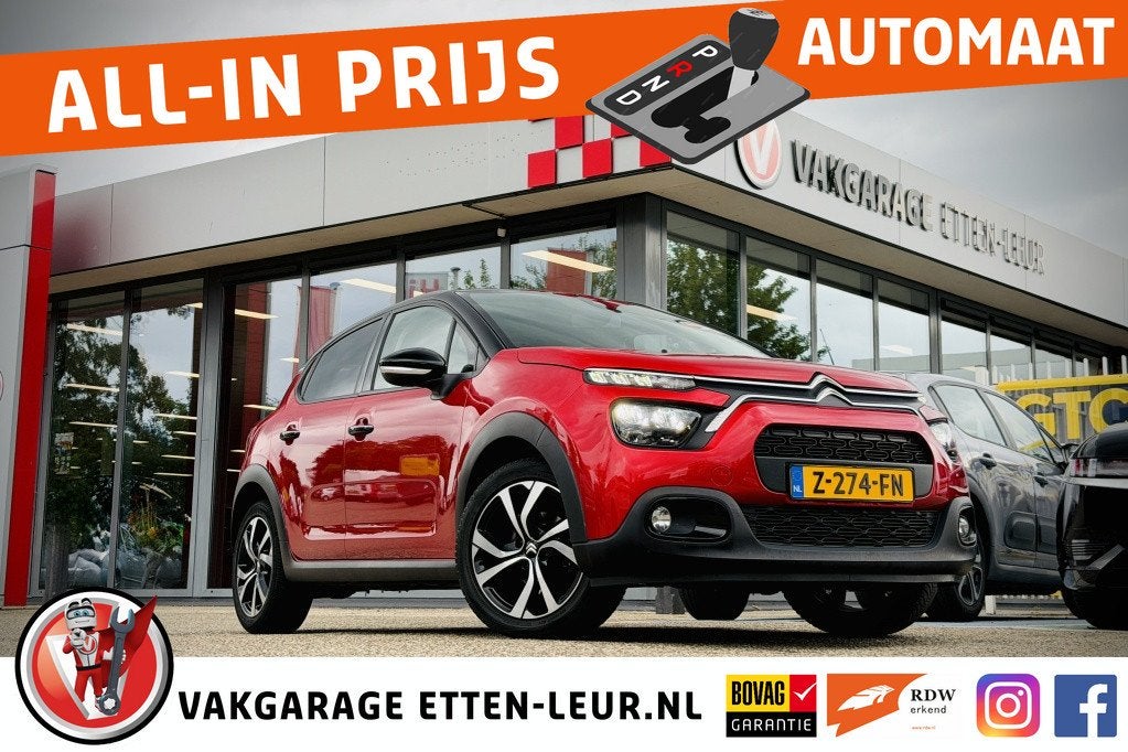 Citroën C3 1.2 ELLE | CAMERA | STOELVERWARMING | CLIMA, Auto's, Automaat, 12 maanden, Gebruikt, 1199 cc