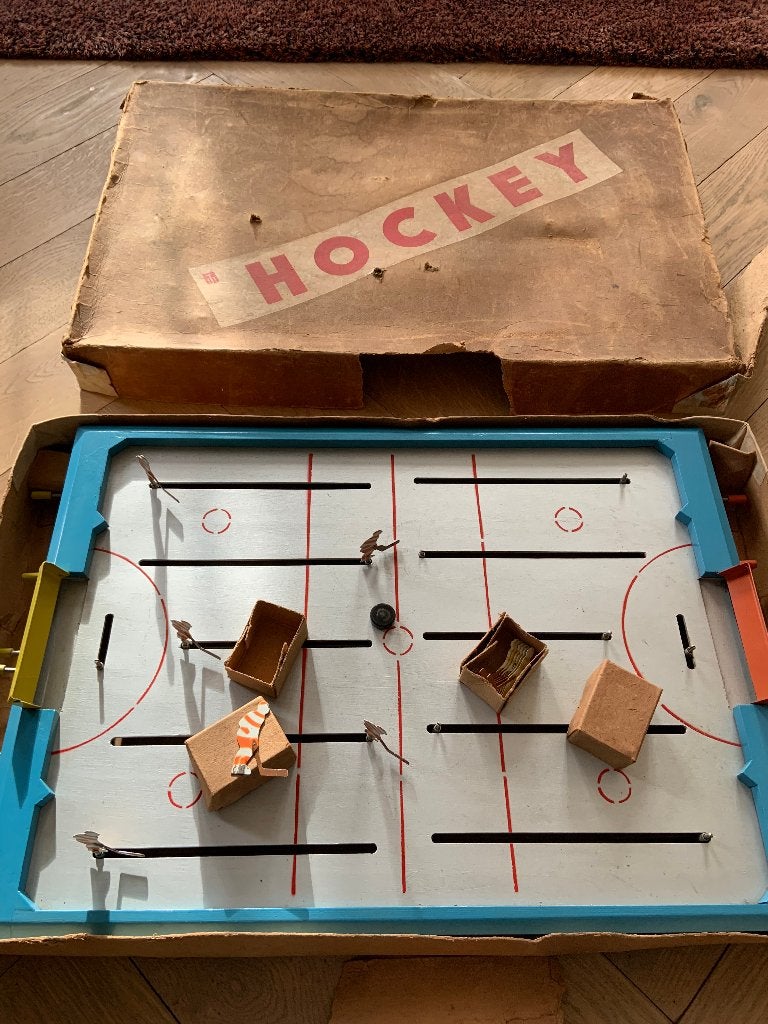 Antiek tafel Hockey spel, Ophalen of Verzenden, Gebruikt