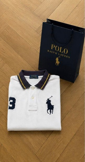 Ralph lauren polo, Kleding | Heren, Polo's, Ophalen of Verzenden, Zo goed als nieuw, Maat 52/54 (L), Wit