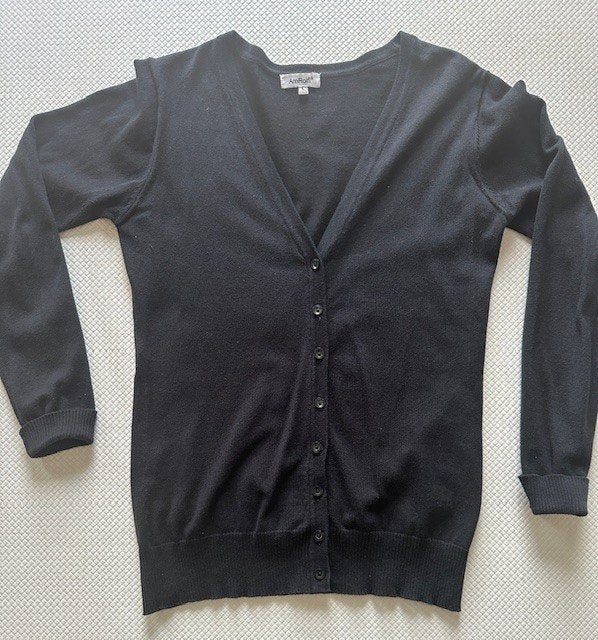 Vest van Anni Rolfi , maat medium zgan (K67), Kleding | Dames, Maat 38/40 (M), Zwart, Zo goed als nieuw, Anni Rolfi