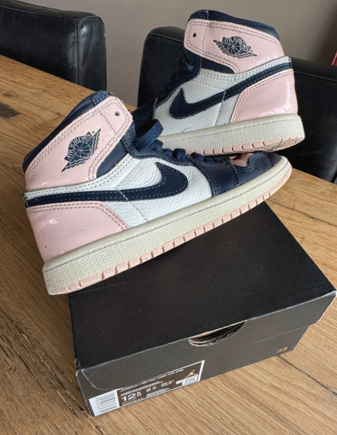 Jordan 1 retro high og Size 12,5C (maat 30) incl doos, Verzenden, Zo goed als nieuw, Schoenen