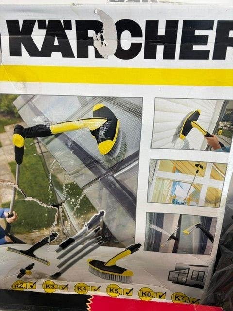 nieuwe karcher schoonmaak borstel op stang, Ophalen of Verzenden, Nieuw, Elektrisch, Kärcher