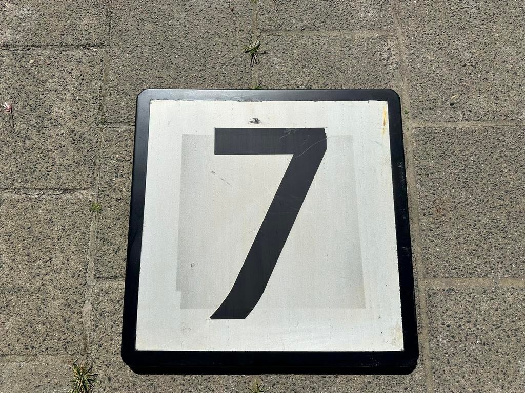 Ns Snelheidsbord, Verzamelen, Spoorwegen en Tramwegen, Ophalen, Gebruikt, Trein, Overige typen