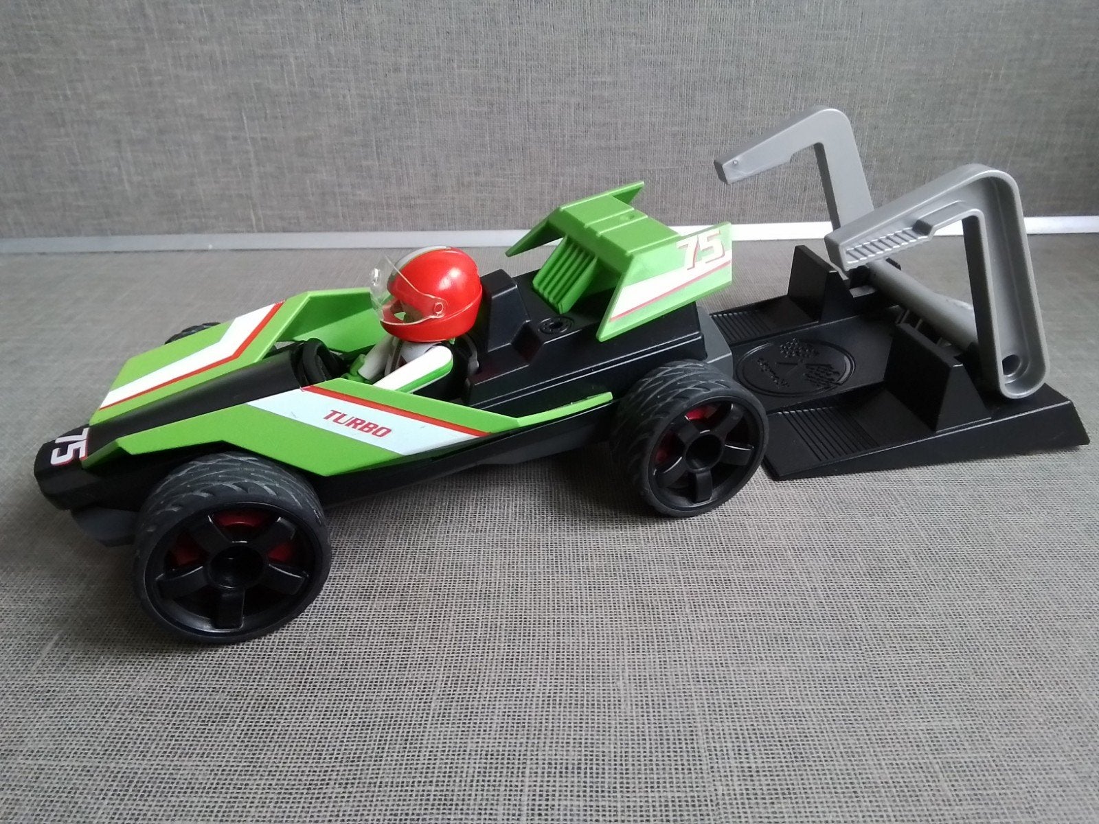 Playmobil Sports & Action Raceauto 5174 met coureur, Complete set, Voertuig, Ophalen of Verzenden, Zo goed als nieuw