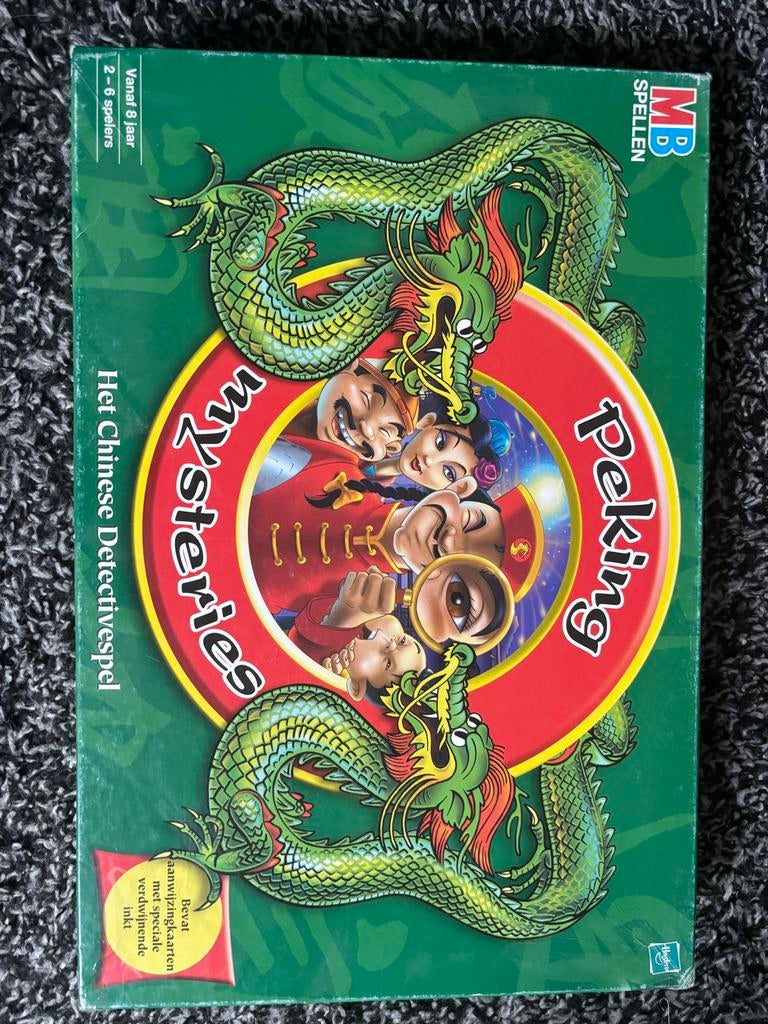 Spel Peking Mysterie, Hobby en Vrije tijd, Gezelschapsspellen | Bordspellen, Drie of vier spelers, Ophalen of Verzenden, Zo goed als nieuw