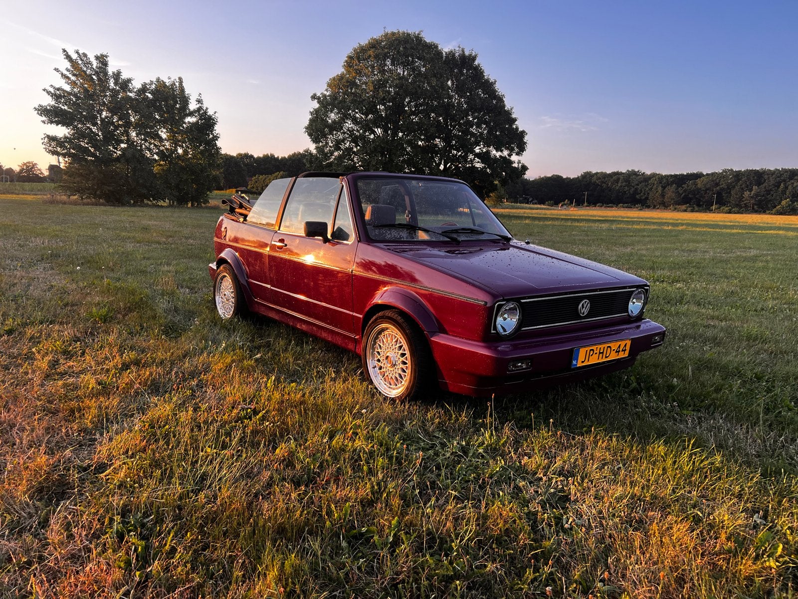 Volkswagen Golf 1.8 GLI Cabriolet 1984, Voorwielaandrijving, 4 cilinders, Cabriolet, 1200 kg