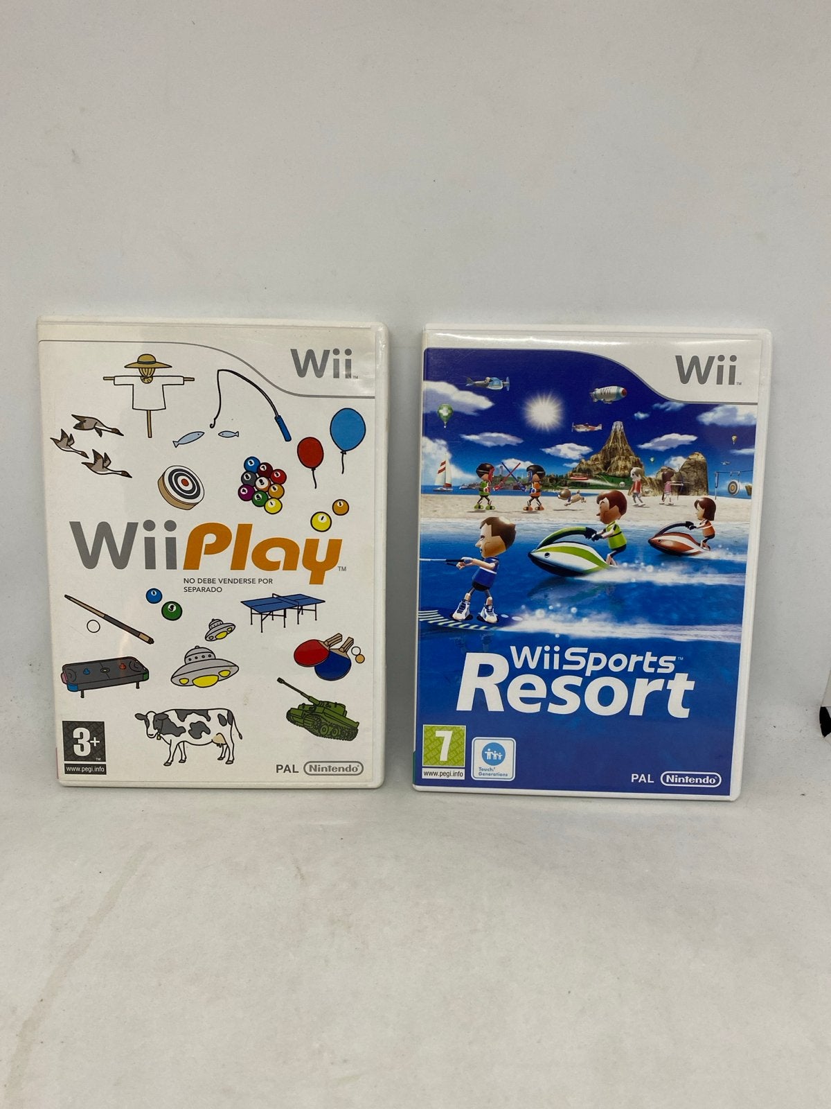 Nintendo Wii Games: Wii Play & Wii Sports Resort, Nintendo, Gebruikt, Support@nintendo.eu, Goldsteinstrasse 235, D-60528 Frankfurt am Main, Germany