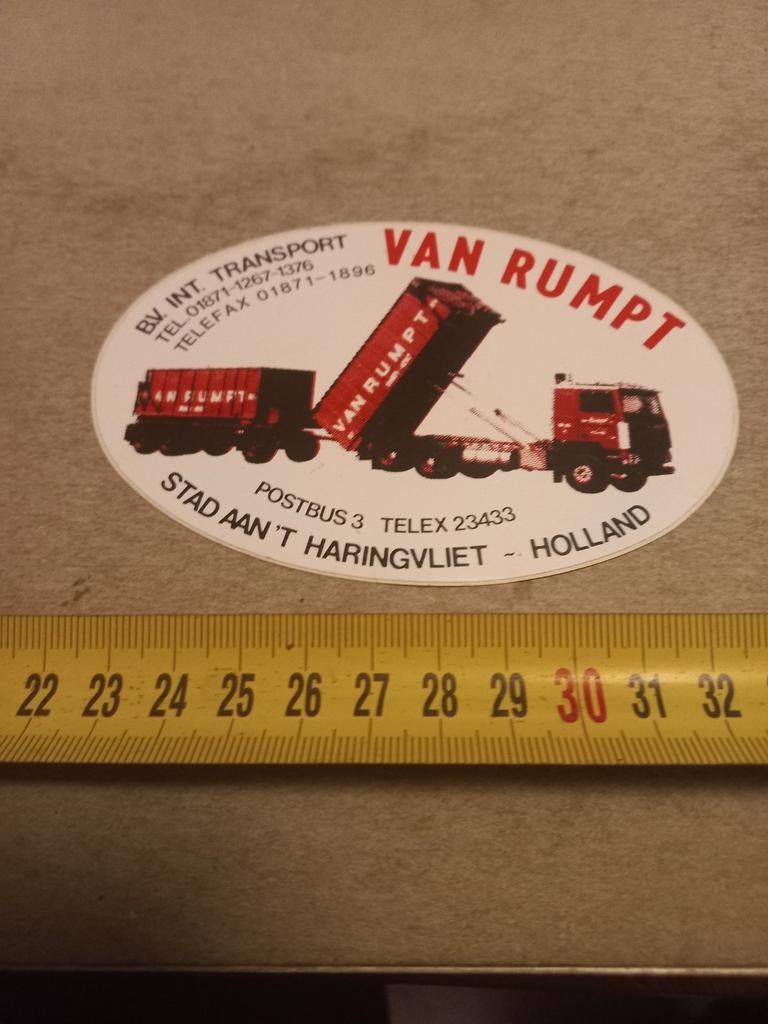 Van Rumpt int transport bv stad aan, t haringvliet, Ophalen of Verzenden