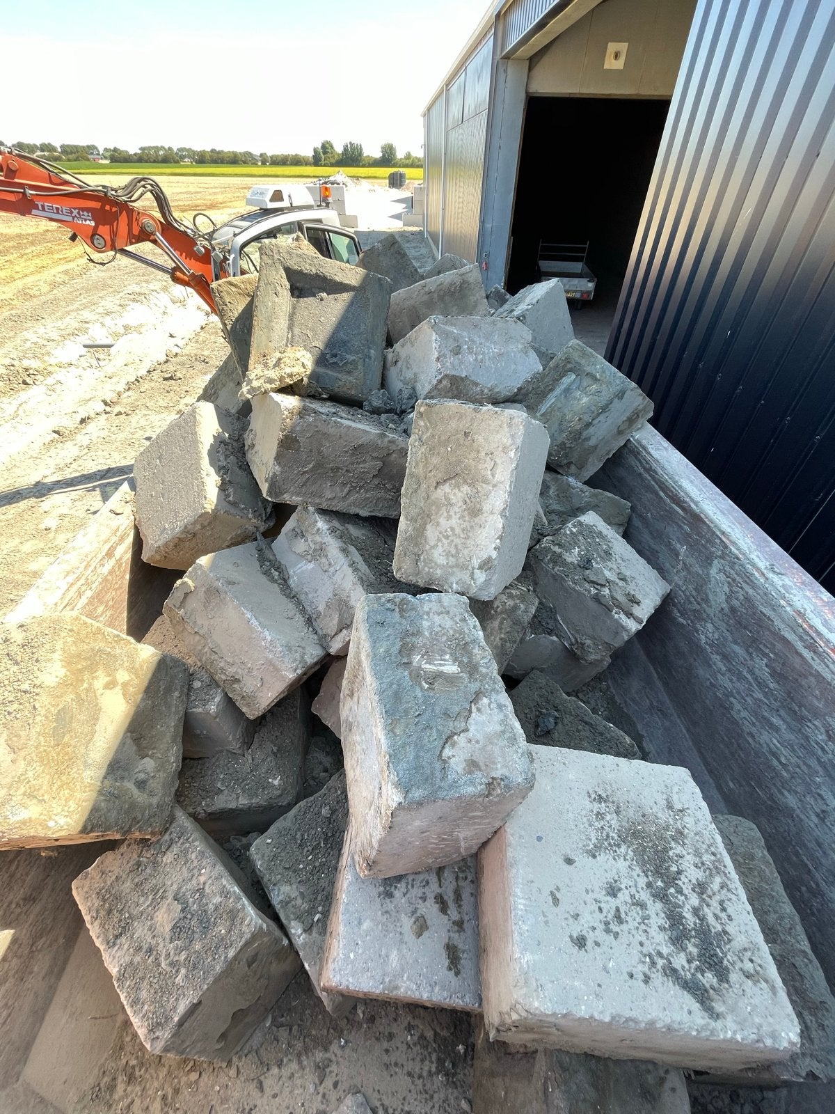 Betonblokken 50x50x30 cm - Gratis geleverd Walcheren, Doe-het-zelf en Verbouw, Tegels, Ophalen, Gebruikt, Overige typen, 10 m² of meer