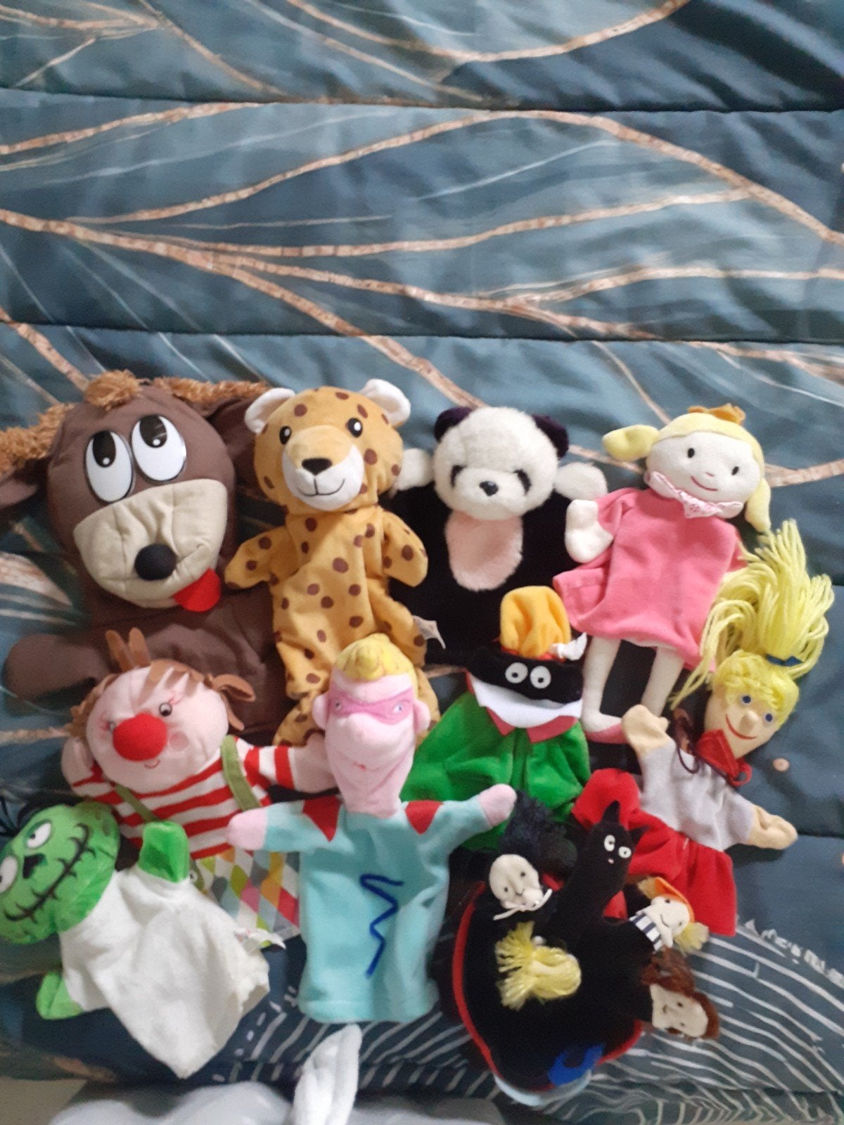 Handpoppen poppenkastpoppen ( G ), Ophalen of Verzenden, Zo goed als nieuw, Pop