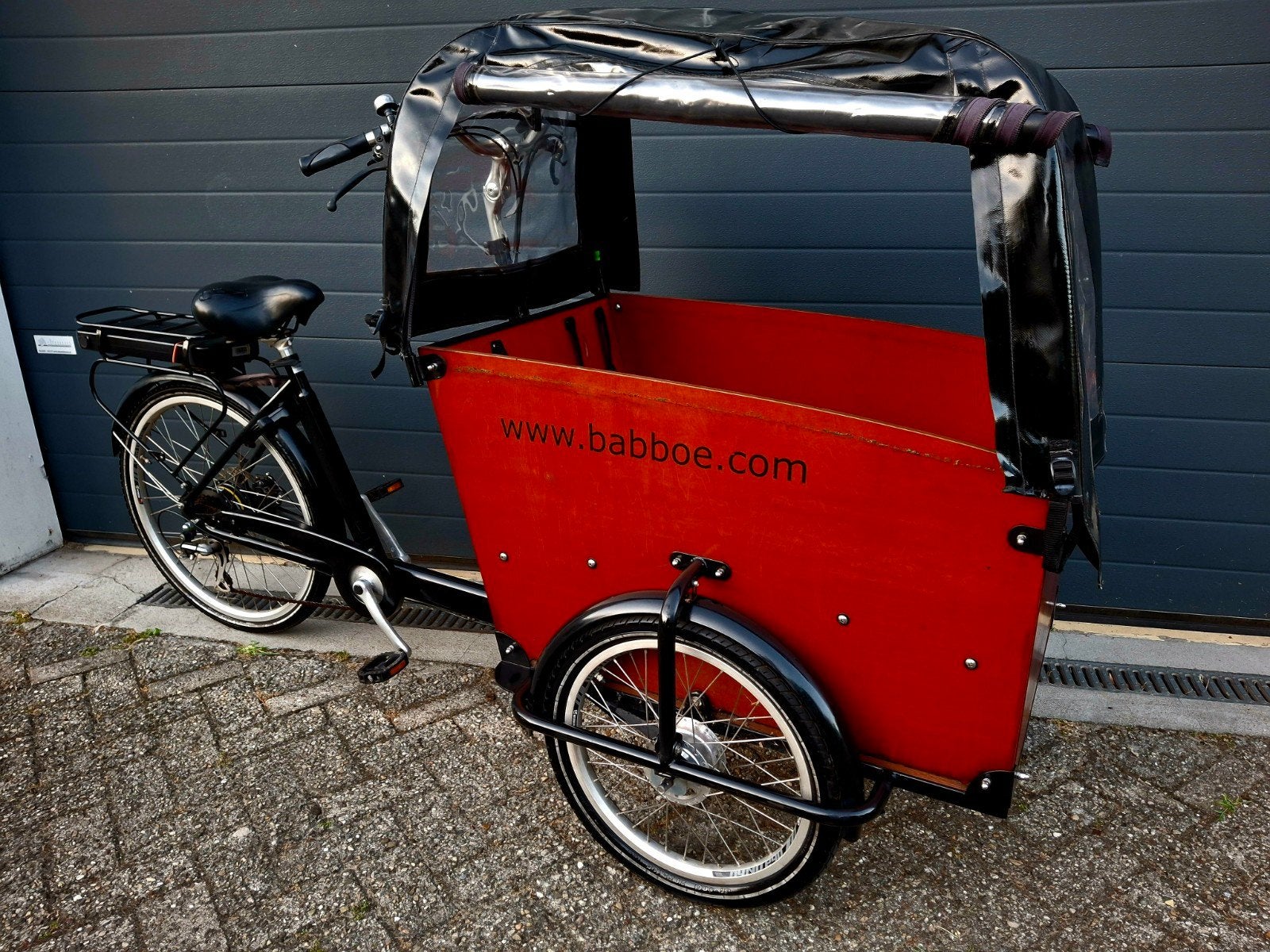 mooie elektrische bakfiets 4 pers/hond, Fietsen en Brommers, Ophalen, Zo goed als nieuw, 4 kinderen of meer