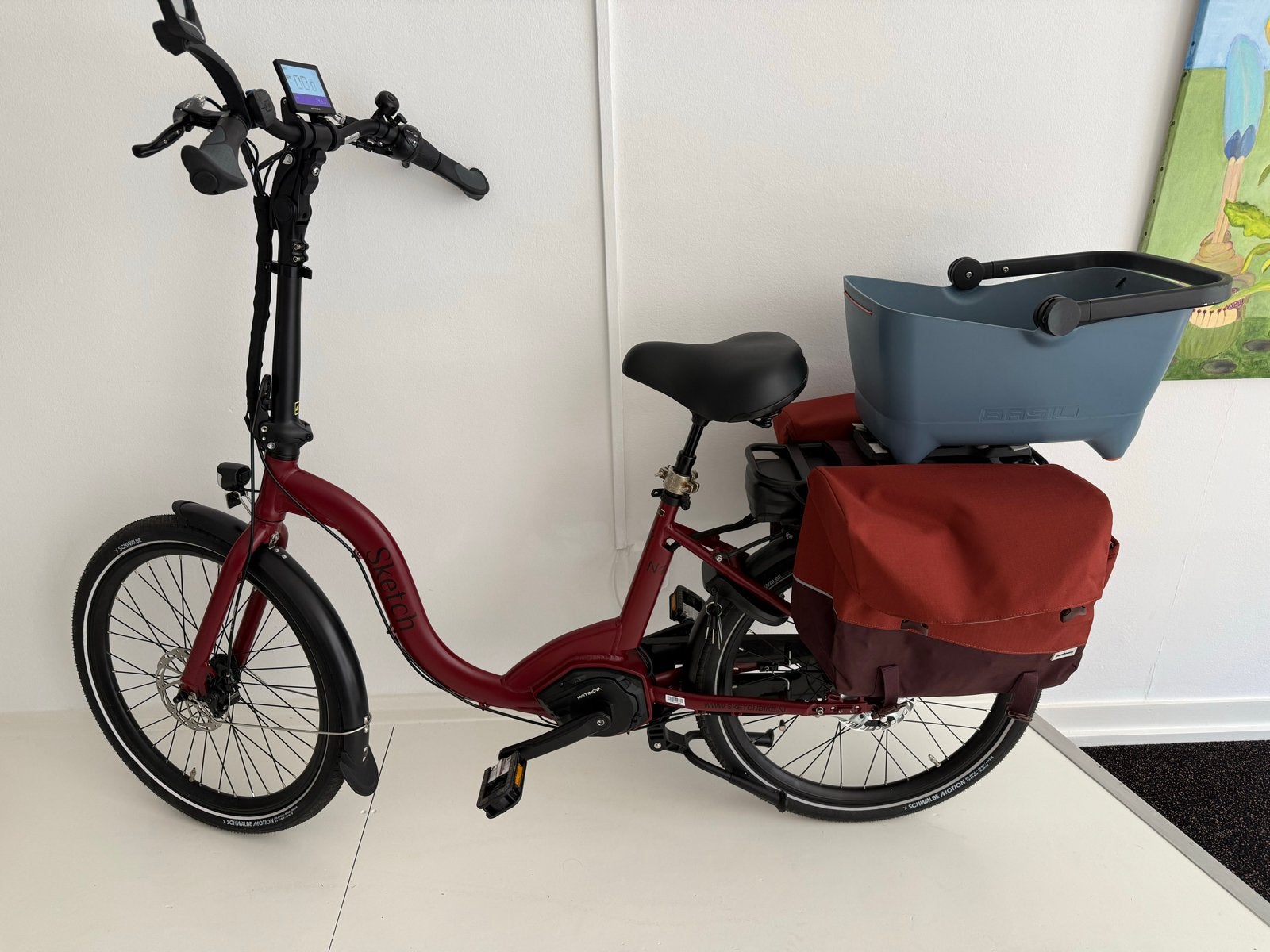 Nieuwe Sketch Nestor E-bike - Rood met extra's