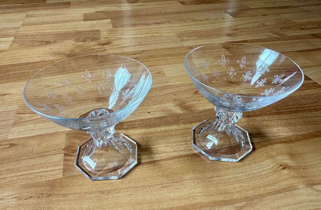 2 glazen Franse tijd, Verzamelen, Glas en Borrelglaasjes, Ophalen of Verzenden, Nieuw, Overige typen