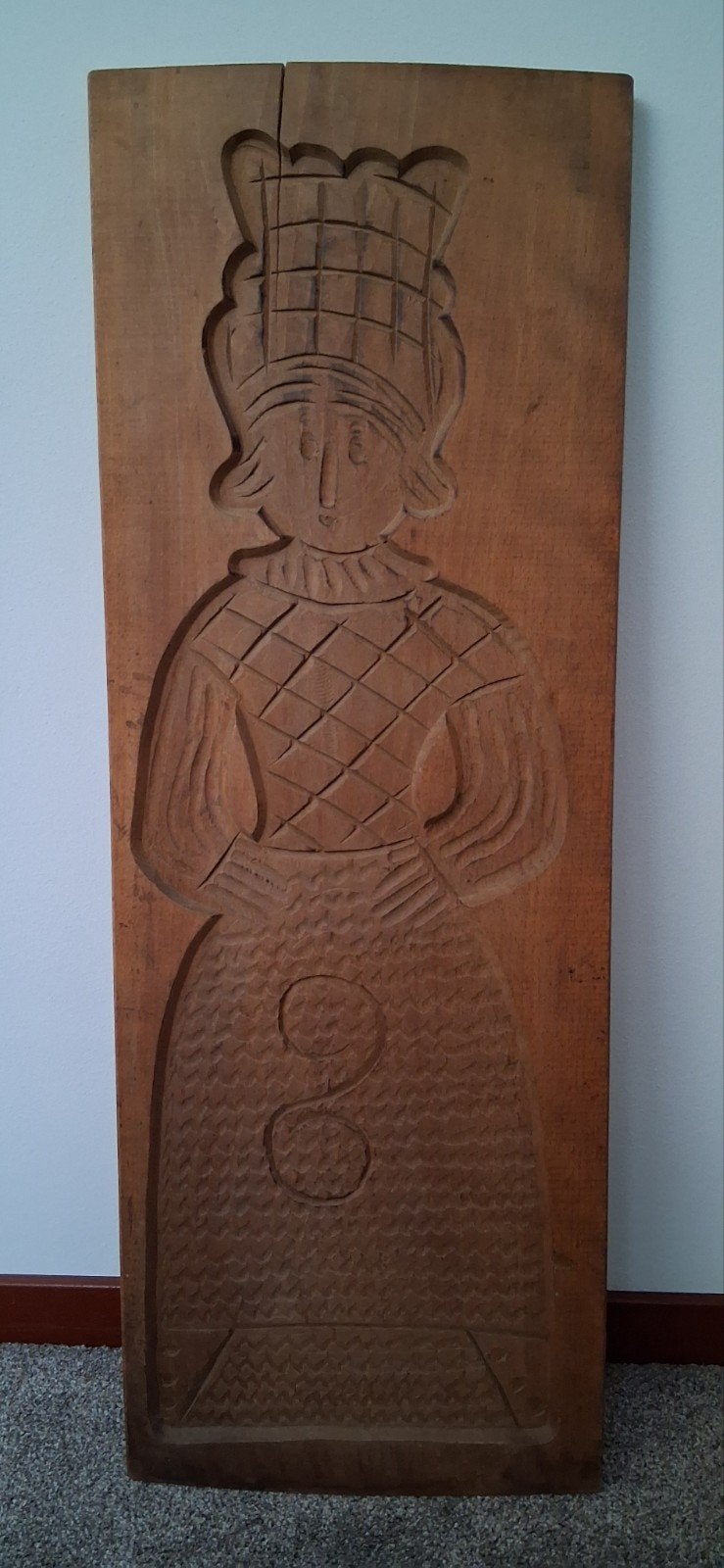 speculaasplank, Ophalen, Gebruikt, Hout, Brocante