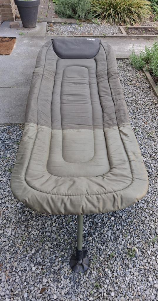 Stretcher Trend Compact Plus Extra Voetpoot, Watersport en Boten, Hengelsport | Karpervissen, Ophalen, Gebruikt, Overige typen