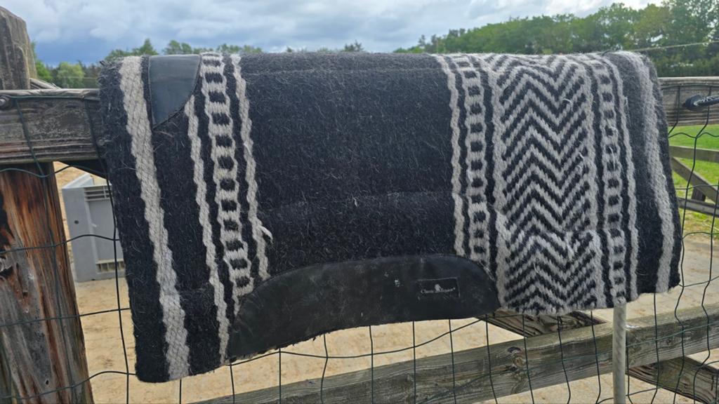 Classic Equine pad western, Full (L), Ophalen of Verzenden, Gebruikt, Zwart