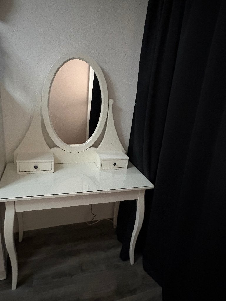 IKEA kaptafel met spiegel, Ophalen, Gebruikt, 50 tot 100 cm, 150 tot 200 cm