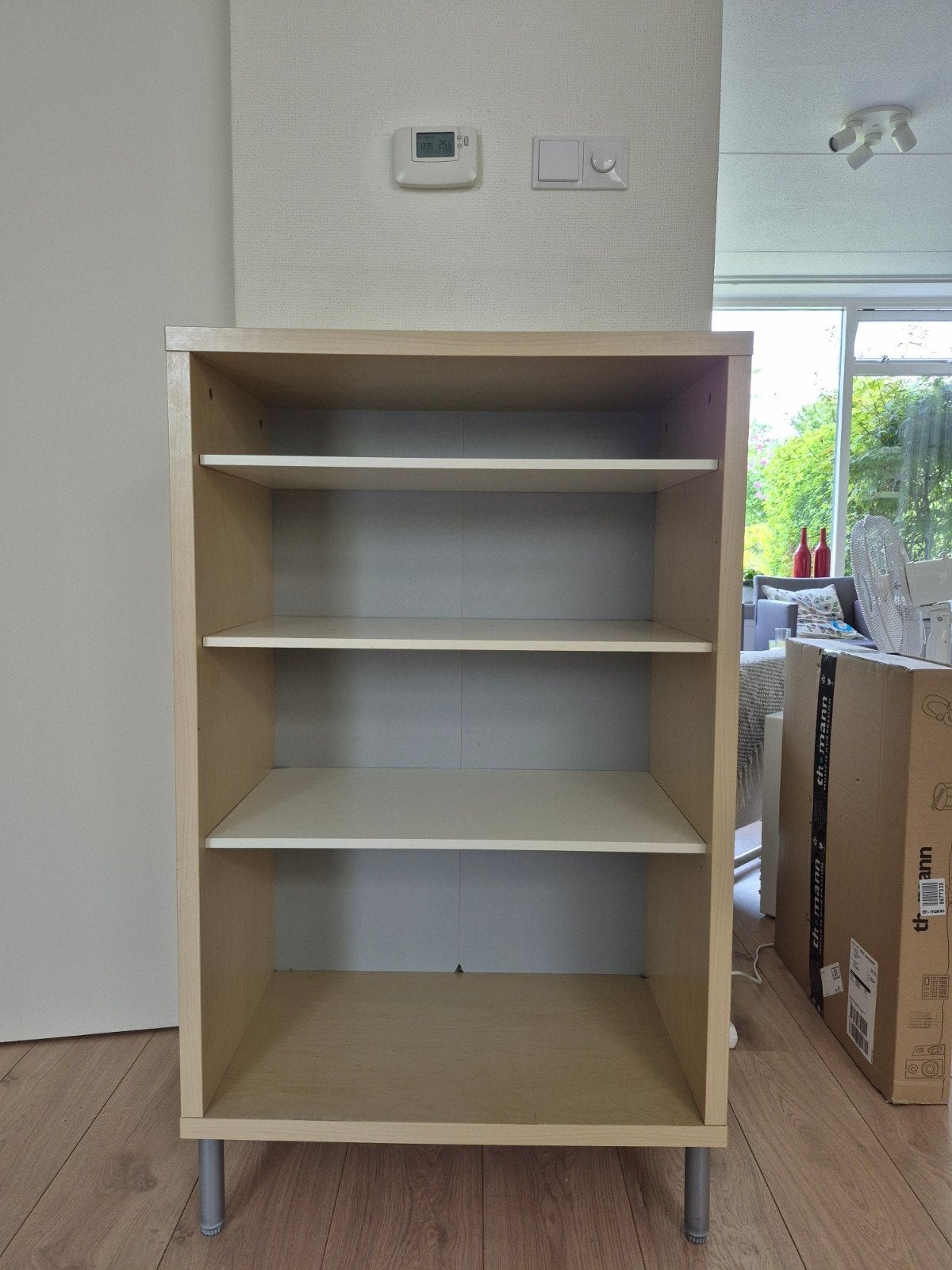 Ikea Magiker open kast berkenfineer, Ophalen, 25 tot 50 cm, 50 tot 100 cm, 100 tot 150 cm