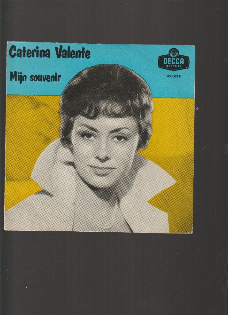 VINYL EP  //  CATERINA  VALENTE  --  MIJN  SOUVENIR  +  3, Cd's en Dvd's, Vinyl Singles, Verzenden, 7 inch, Fotohoes, Zo goed als nieuw