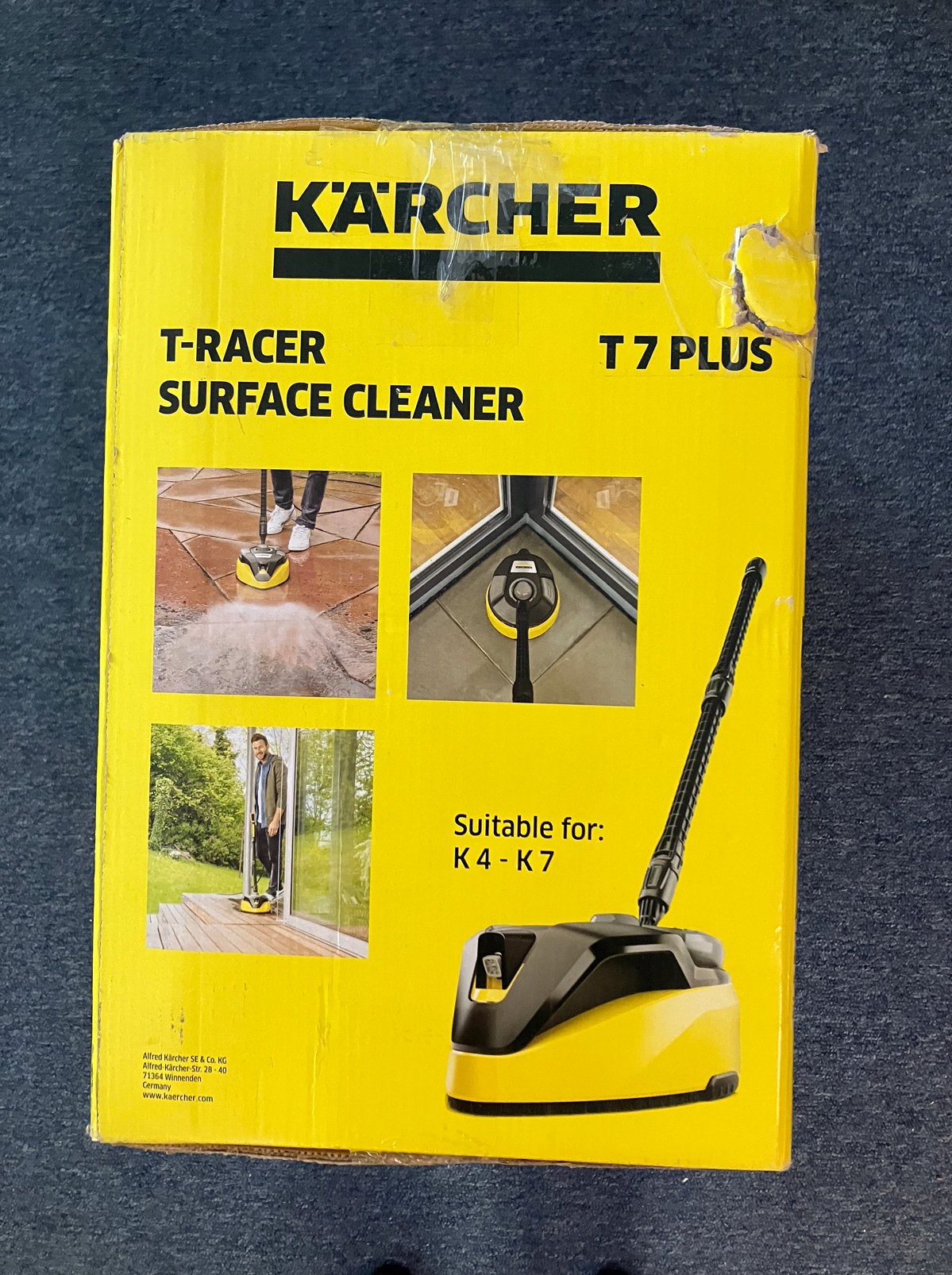 Karcher Terrasreiniger T7 Plus, Tuin en Terras, Hogedrukreinigers, Nieuw, Elektrisch, Ophalen of Verzenden