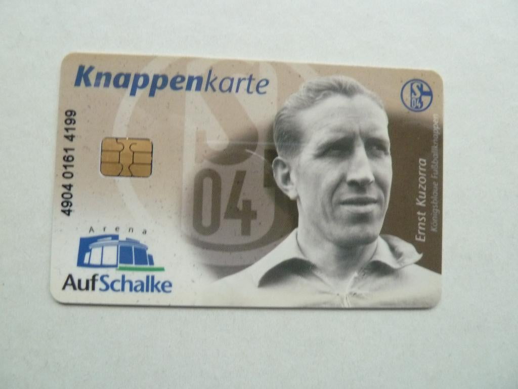 Knappenkarte. Schalke 04.   Ernst.Kuzorra, Verzamelen, Sportartikelen en Voetbal, Ophalen of Verzenden, Zo goed als nieuw, Buitenlandse clubs