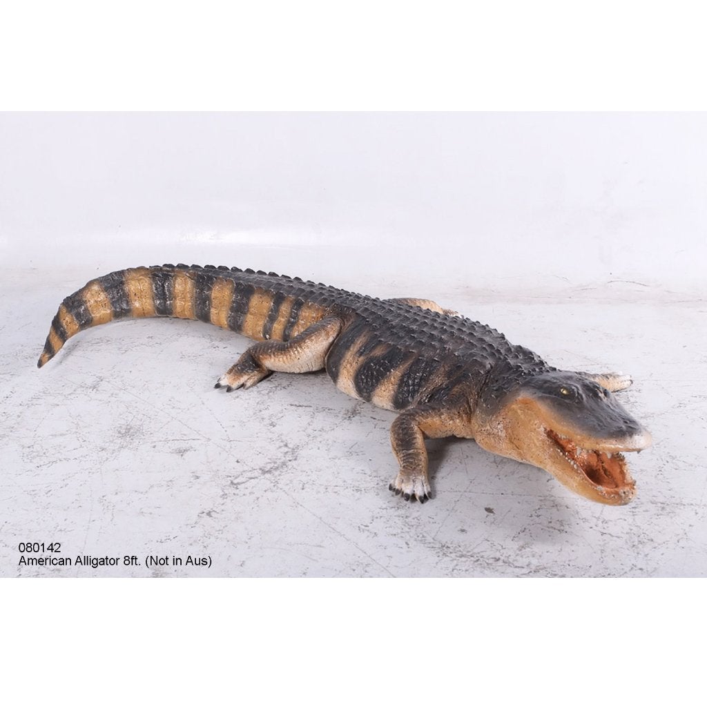 Krokodil 241 cm - krokodil beeld levensecht, Verzamelen, Ophalen, Nieuw, Overige typen