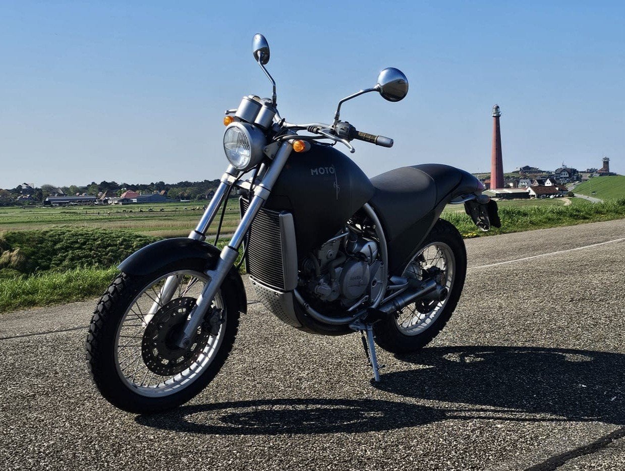 Aprilia MOTO 6.5 - Unieke designmotor, 650cc, Gebruikt, Particulier, Enduro, Minimaal motorrijbewijs A2