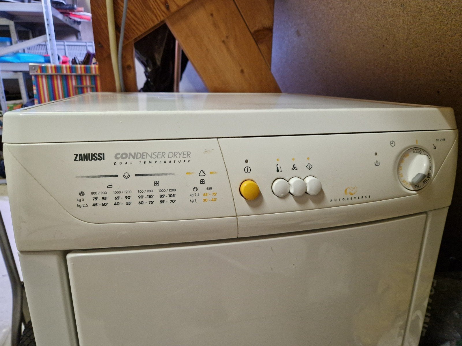 Zanussi Condenser Droger., Witgoed en Apparatuur, Wasdrogers, 6 tot 8 kg, Gebruikt, Ophalen of Verzenden, Voorlader