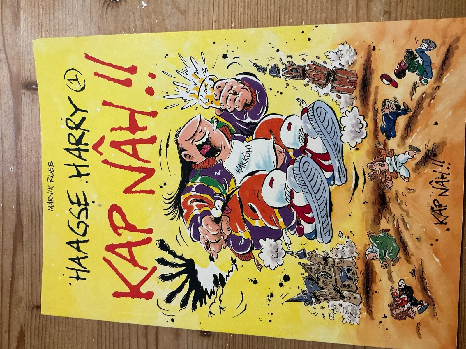 Haagse Harry 1: Kap Nâh!! - Marnix Rueb (1998), Eén stripboek, Ophalen of Verzenden, Gelezen