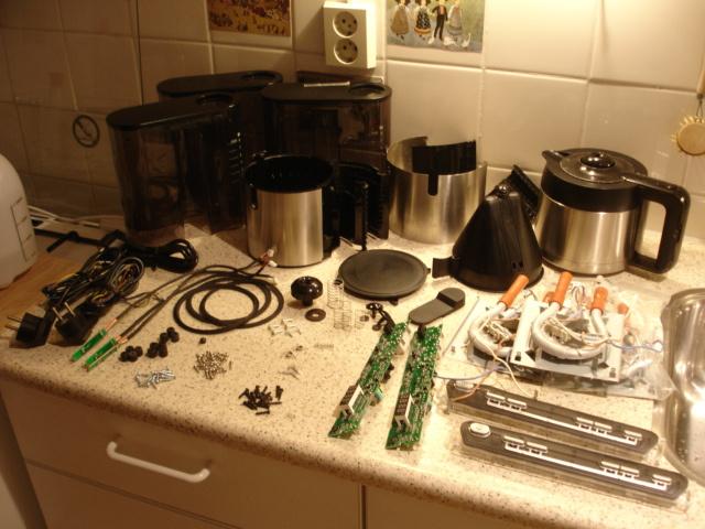 Bosch TKA8653 Styline koffiezetapparaat /-machine onderdelen, Afneembaar waterreservoir, Gemalen koffie, Koffiemachine, Ophalen of Verzenden
