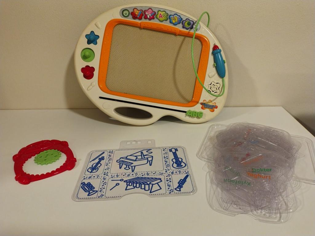 VTech Mijn Interactief Tekenbord met geluid en licht, Ophalen of Verzenden, Zo goed als nieuw, Taal en Lezen, Met licht