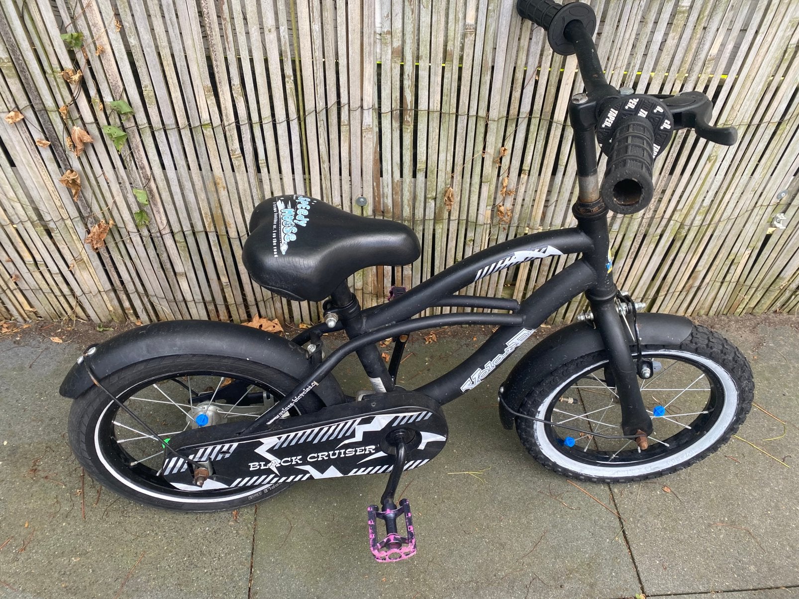 Kinderfiets, Fietsen en Brommers, Fietsen | Crossfietsen en BMX, Ophalen of Verzenden, Zo goed als nieuw, Staal, Minder dan 16 inch