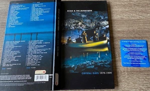 Echo&the Bunnymen Crystal days:1979-1999-4cd+booklet-longbox, Ophalen of Verzenden, Zo goed als nieuw