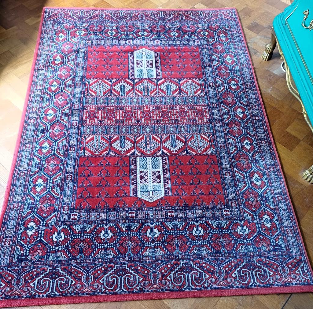 Zwaar vloerkleed, merk Pelma Belgium, klassiek handgeknoopt, Ophalen of Verzenden, Zo goed als nieuw, Rechthoekig, 200 cm of meer